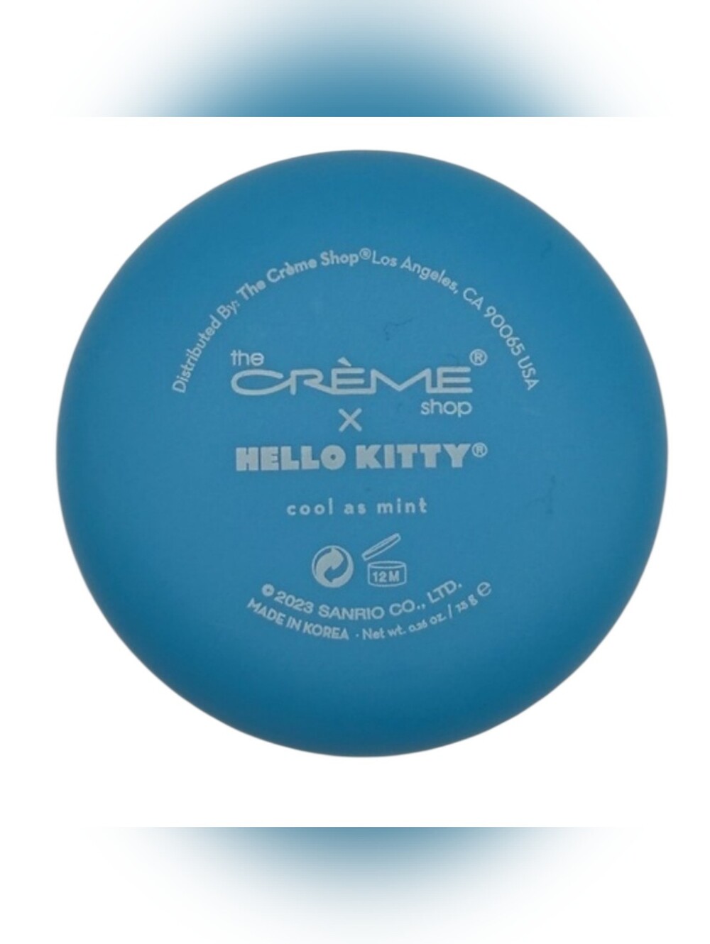The Crème Shop x Hello Kitty Macaron Lip Balm - Cool As Mint Flavor Set Of 1 NEW - Picture 4 of 6